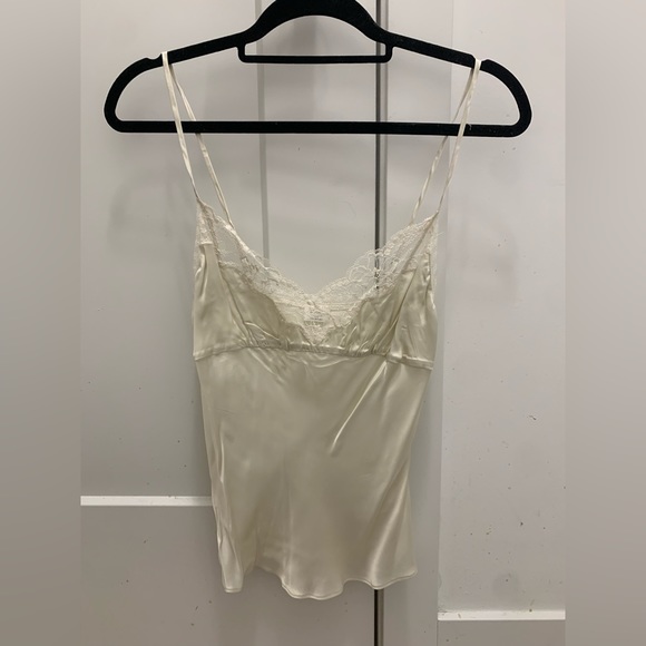 Aritzia Silk/Lace Tank - Picture 1 of 3